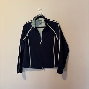 Oleg Cassini Sport Navy and Green Utility Jacket